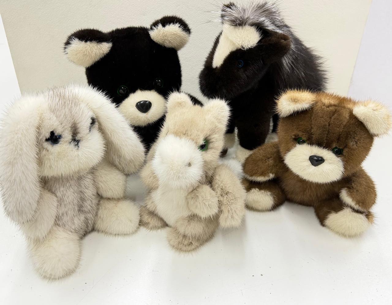 Игрушки из меха норки